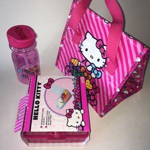 NEW! 3-Piece Bento-Style School Lunch Kit - Hello Kitty